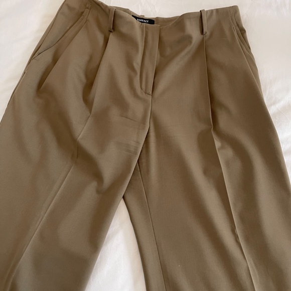 Versace wide leg wool dress pant - Picture 2 of 3